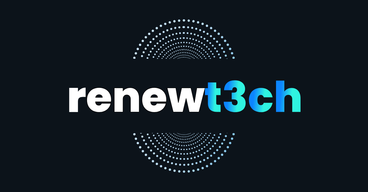 Official renewt3ch brand artwork for ReNewTech LaunchKit